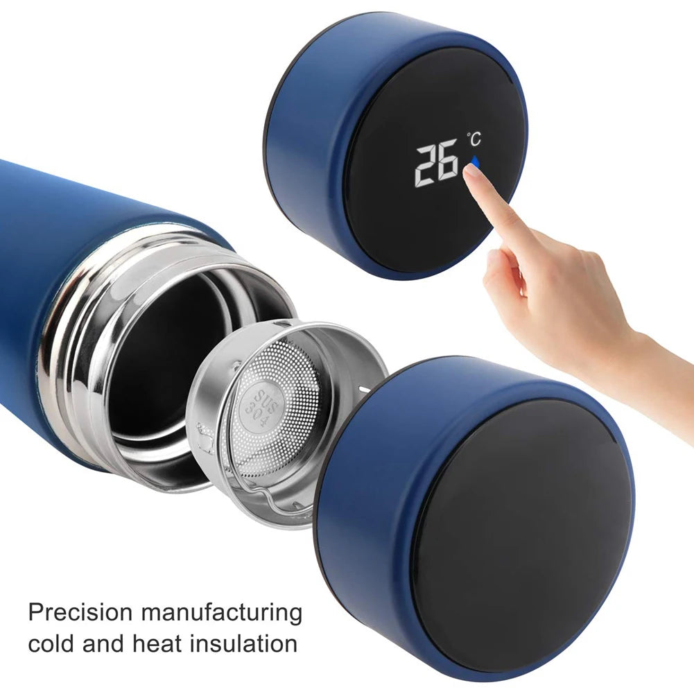 Garrafa Térmica Inteligente 500ml com Display LED