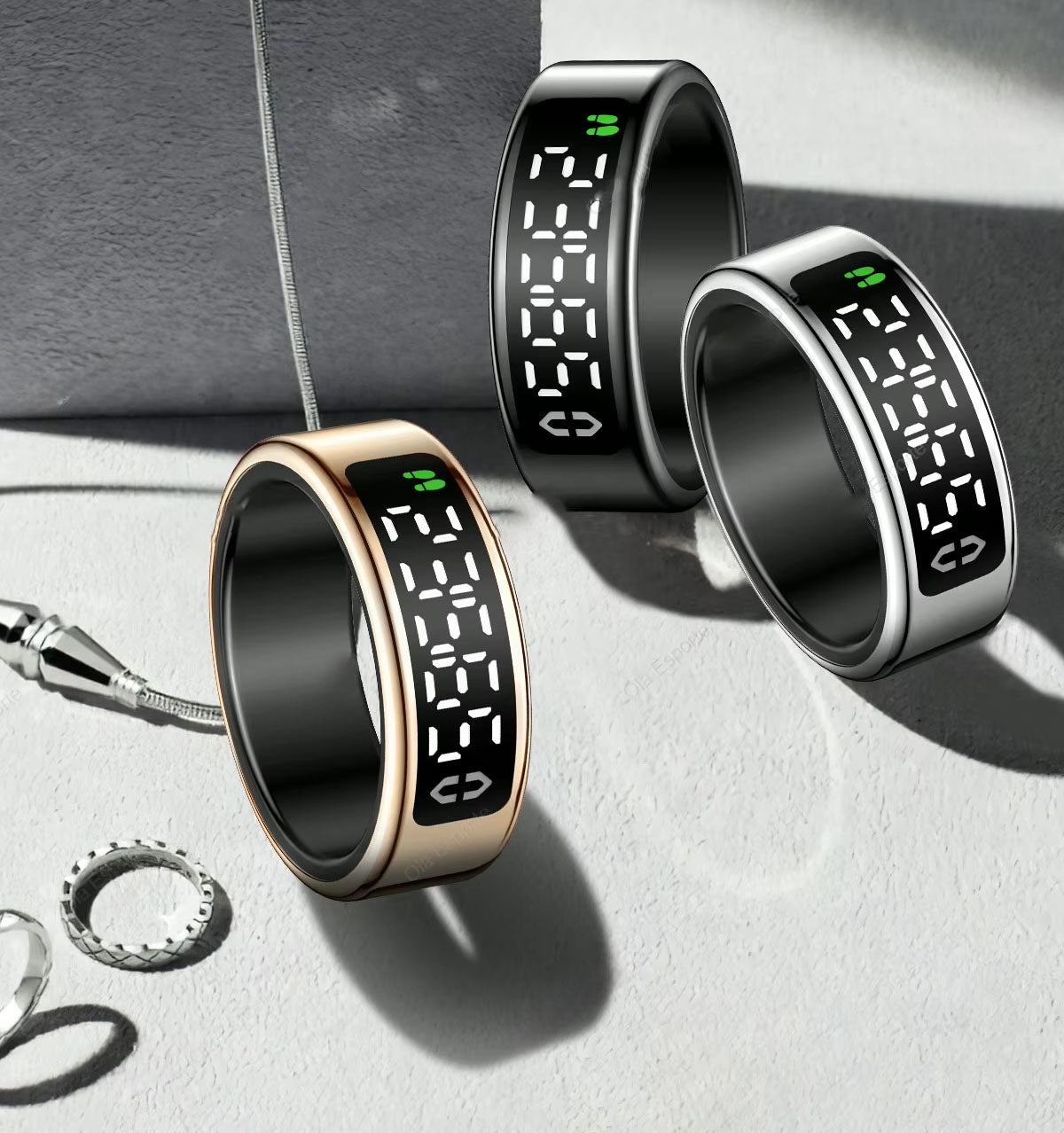 Smart Ring Pro 2025 – Tela Touch, Estilo Ativo, Wireless e 5ATM