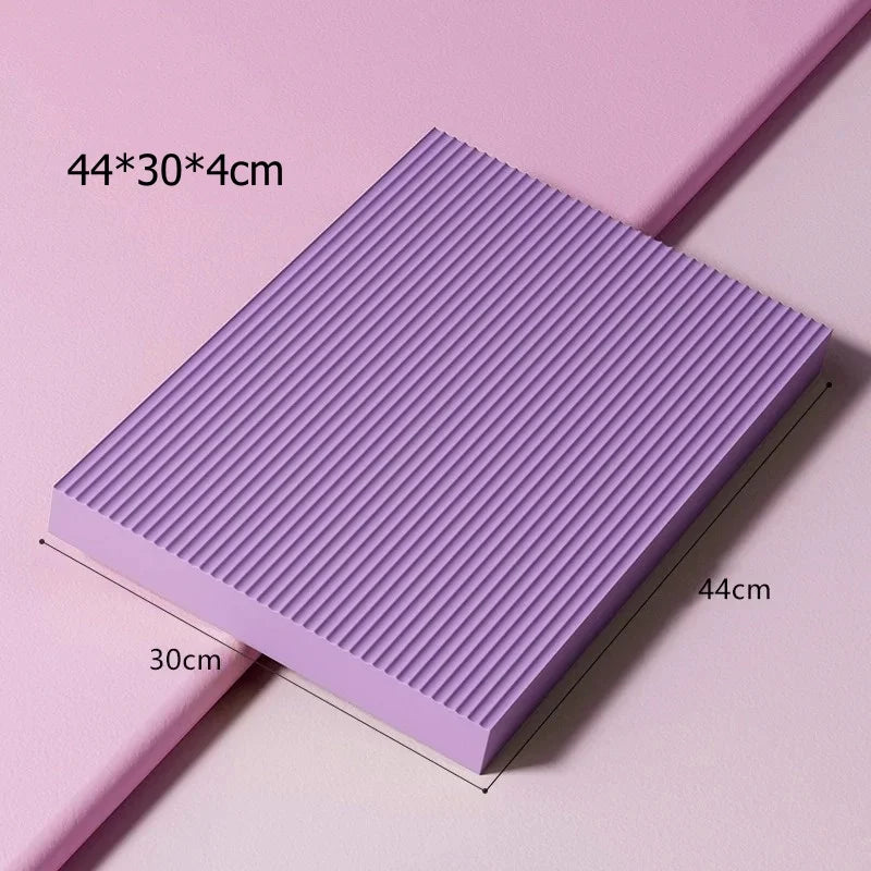 Tapete de Yoga Antiderrapante para Treinos, Roda Abdominal e Exercícios de Core