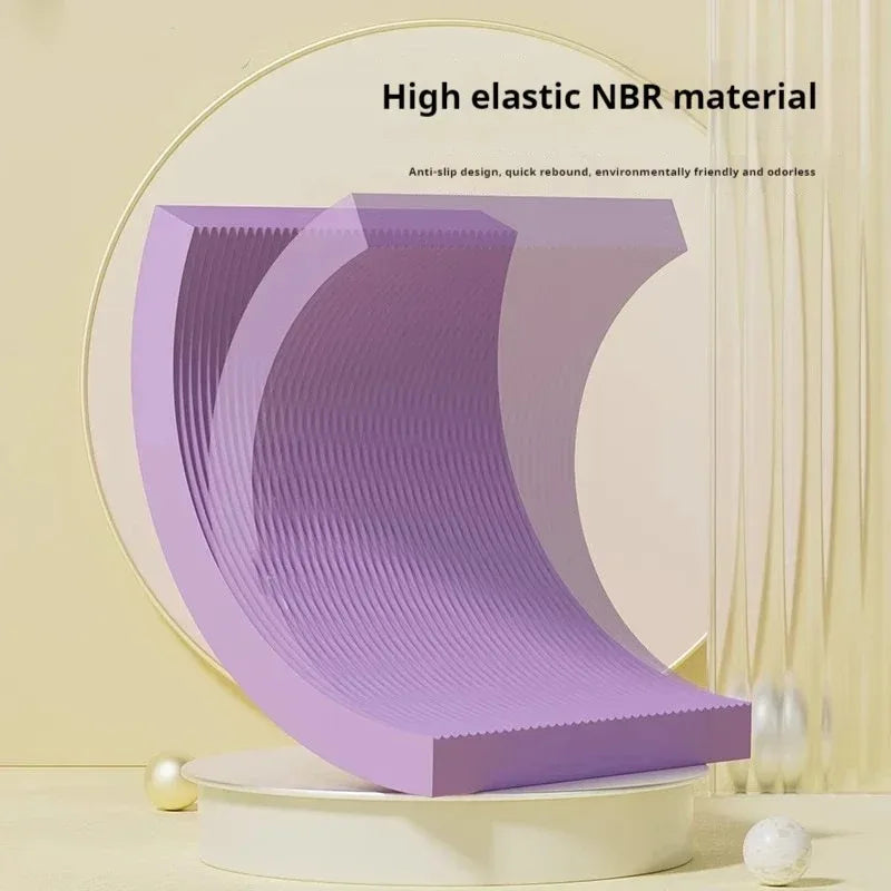 Tapete de Yoga Antiderrapante para Treinos, Roda Abdominal e Exercícios de Core