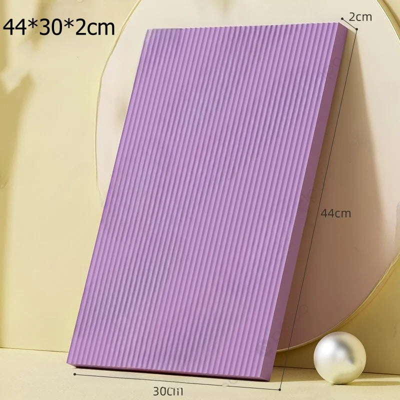 Tapete de Yoga Antiderrapante para Treinos, Roda Abdominal e Exercícios de Core