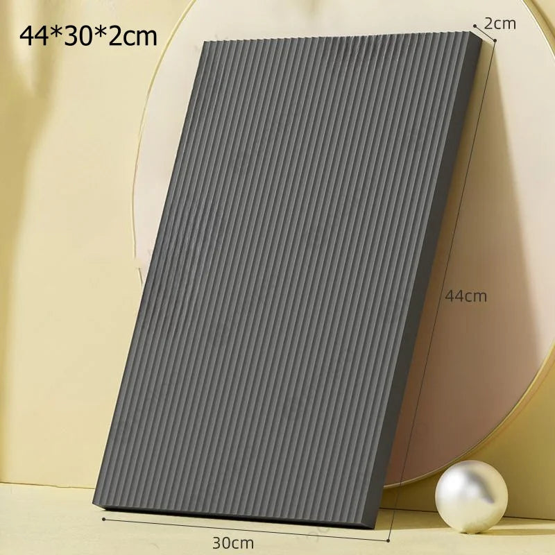 Tapete de Yoga Antiderrapante para Treinos, Roda Abdominal e Exercícios de Core