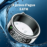 Smart Ring Pro 2025 – Tela Touch, Estilo Ativo, Wireless e 5ATM