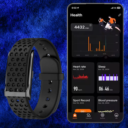 Pulseira Inteligente H59 2025 – À Prova d’Água (1ATM), Sem Tela, Design Esportivo e Minimalista