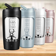 Shaker Elétrico Portátil USB com Bateria 1200mAh